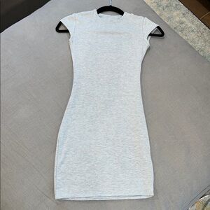 Classic Heather Gray Bodycon Dress - Women's